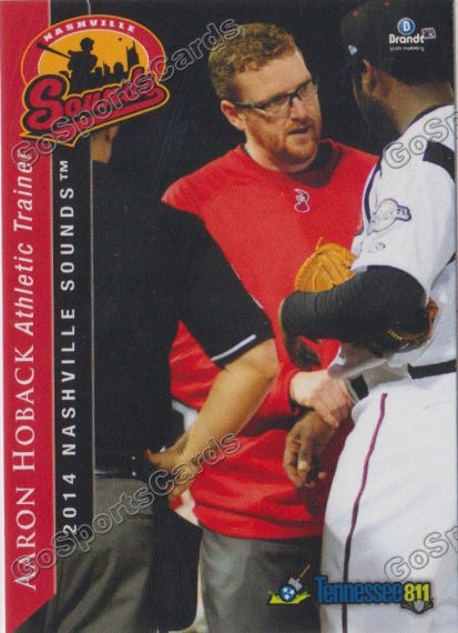 2014 Nashville Sounds Aaron Hoback
