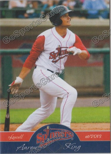 2013 Lowell Spinners Aaron King