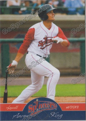 2013 Lowell Spinners Aaron King