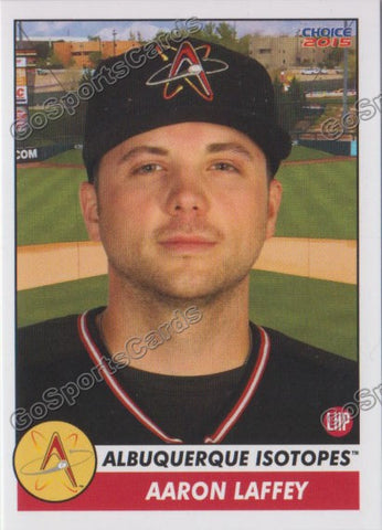 2015 Albuquerque Isotopes Aaron Laffey