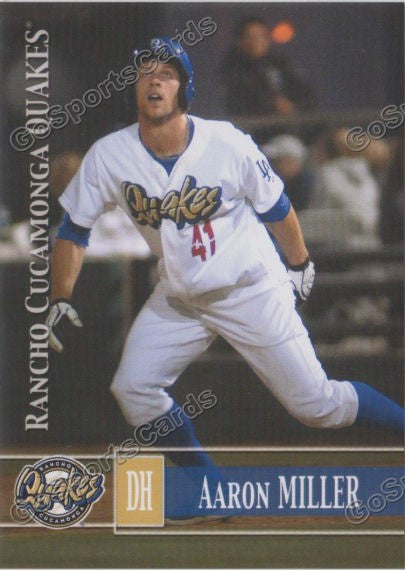 2014 Rancho Cucamonga Quakes Aaron Miller