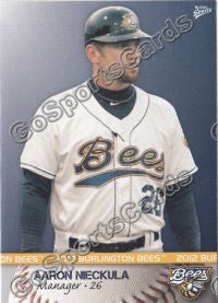 2012 Burlington Bees Aaron Nieckula