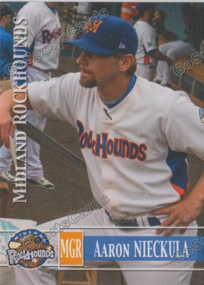 2014 Midland RockHounds Aaron Nieckula