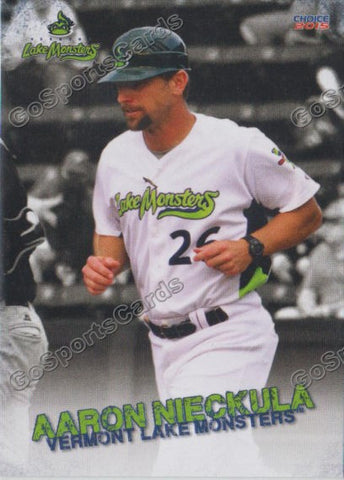 2015 Vermont Lake Monsters Aaron Nieckula