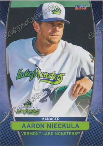 2016 Vermont Lake Monsters Aaron Nieckula