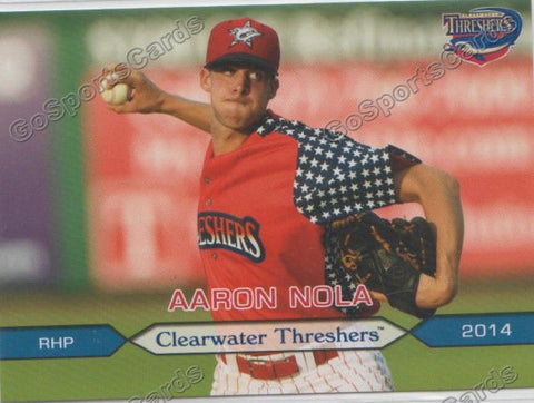 2014 Clearwater Threshers Aaron Nola