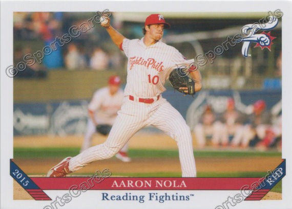 2015 Reading Fightins Aaron Nola