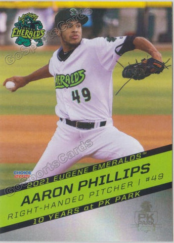 2021 Eugene Emeralds Aaron Phillips