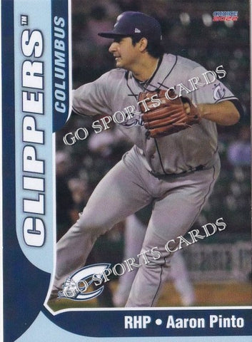 2022 Columbus Clippers Aaron Pinto