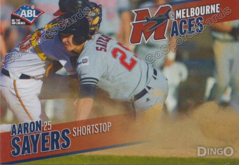 2013-2014 Melbourne Aces ABL Aaron Sayers