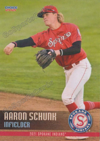 2021 Spokane Indians Aaron Schunk