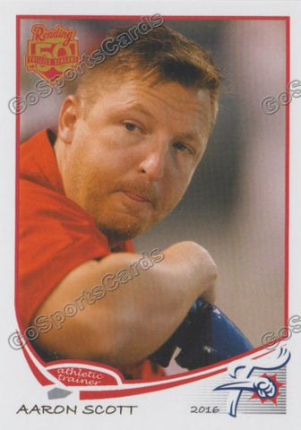 2016 Reading Fightin Phils Aaron Scott