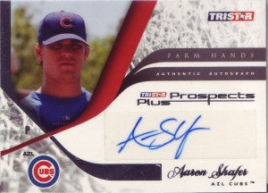 Aaron Shafer 2008 TriStar Prospects Plus Farm Hands (Certified Autograph)