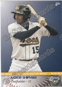 2012 Burlington Bees Aaron Shipman