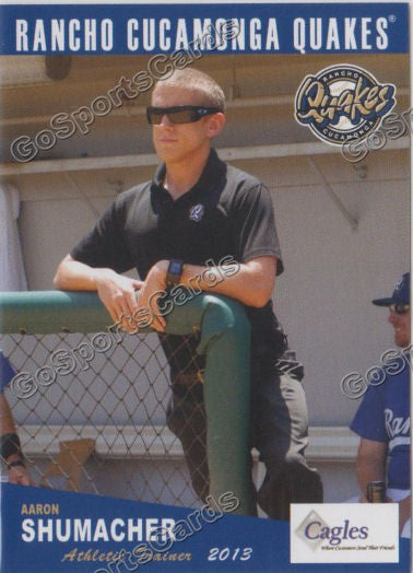 2013 Rancho Cucamonga Quakes Aaron Shumacher