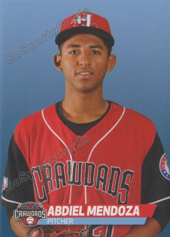 2019 Hickory Crawdads Abdiel Mendoza
