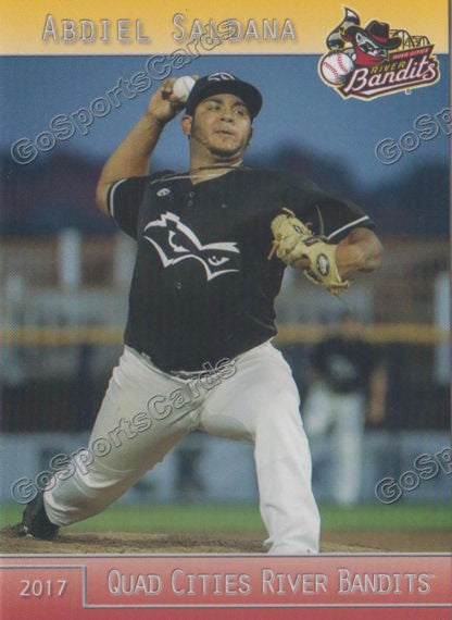 2017 Quad Cities River Bandits Abdiel Saldana