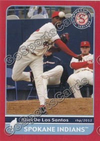 2012 Spokane Indians Abel De Los Santos