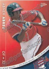 2012 Rome Braves Abner Abreu
