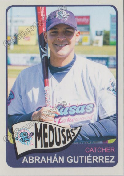 2019 Medusas de Lakewood BlueClaws Abrahan Gutierrez