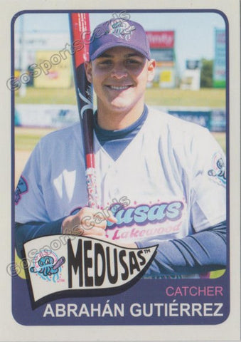2019 Medusas de Lakewood BlueClaws Abrahan Gutierrez