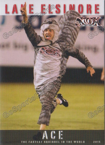 2015 Lake Elsinore Storm Ace Mascot