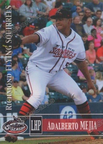 2014 Richmond Flying Squirrels Adalberto Mejia