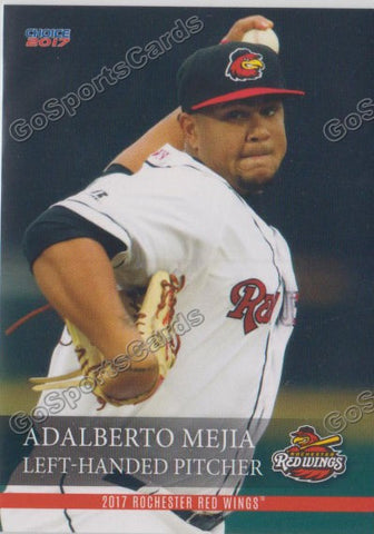 2017 Rochester Red Wings Adalberto Mejia