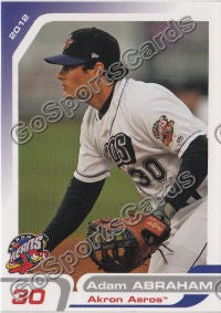 2012 Akron Aeros Adam Abraham