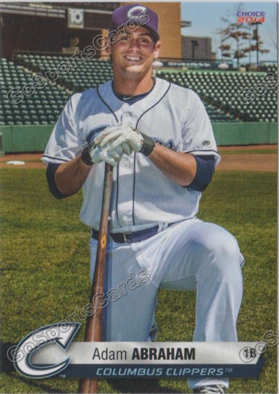 2014 Columbus Clippers Adam Abraham