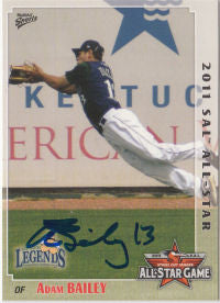 Adam Bailey 2011 South Atlantic League All Star (Autograph)