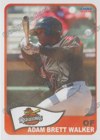 2016 Rochester Red Wings Adam Brett Walker
