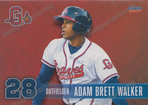 2017 Gwinnett Braves Adam Brett Walker