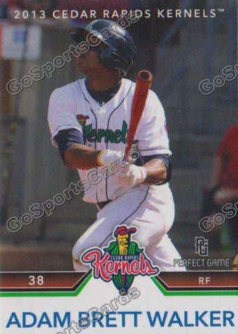 2013 Cedar Rapids Kernels Adam Brett Walker II