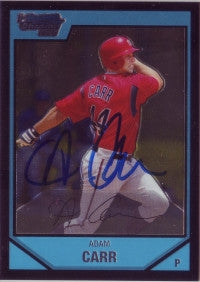 Adam Carr 2007 Bowman Chrome (Autograph)