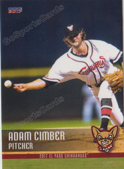 2017 El Paso Chihuahuas Adam Cimber