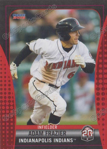 2016 Indianapolis Indians Adam Frazier