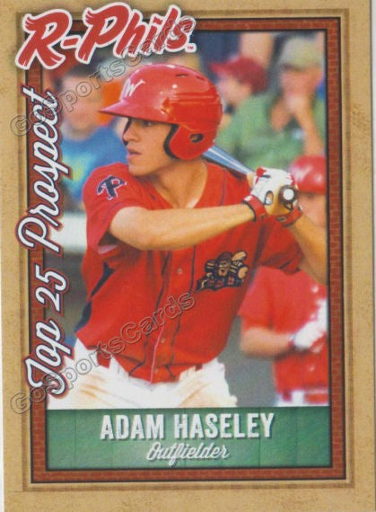 2019 Reading Fightin Phils Top 25 Prospect Adam Haseley