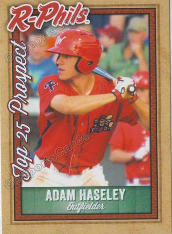 2019 Reading Fightin Phils Top 25 Prospect Adam Haseley