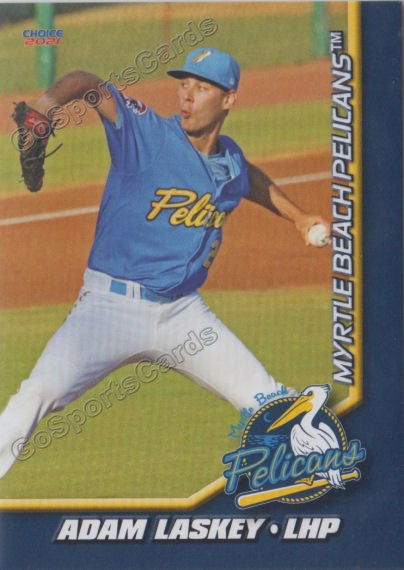 2021 Myrtle Beach Pelicans Adam Laskey