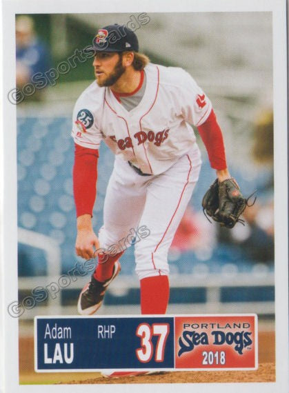 2018 Portland Sea Dogs Adam Lau