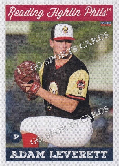 2022 Reading Fightin Phils 2nd Adam Leverett