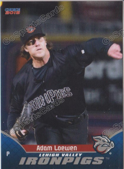 2015 Lehigh Valley IronPigs Adam Loewen 1st
