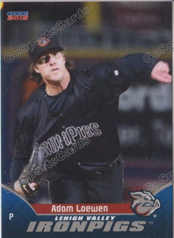 2015 Lehigh Valley IronPigs Adam Loewen 1st