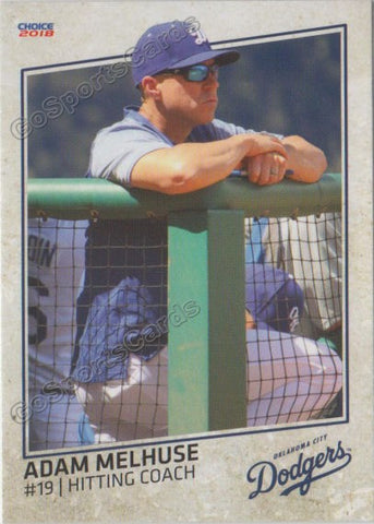 2018 Oklahoma City Dodgers Adam Melhuse