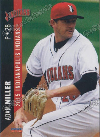 2015 Indianapolis Indians Adam Miller