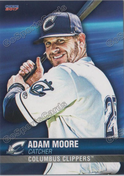 2017 Columbus Clippers Adam Moore