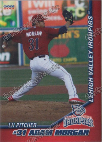 2013 Lehigh Valley IronPigs Adam Morgan