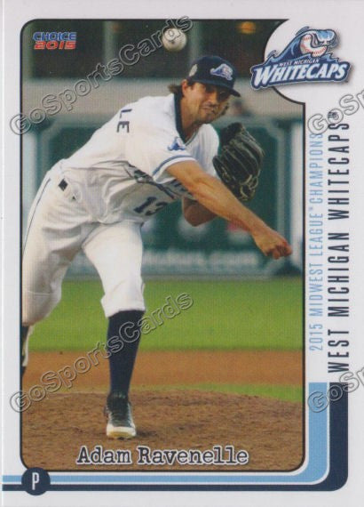2015 West Michigan WhiteCaps Champions Adam Ravenelle