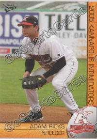 2005 Kannapolis Intimidators Adam Ricks